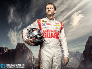 Illustration for article titled New Dale Earnhardt Jr Nascar Photoshoot by Douglas Sonders